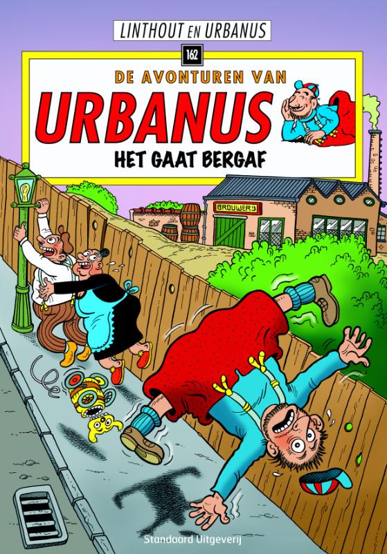 Omslag van Urbanus in: Het gaat bergaf