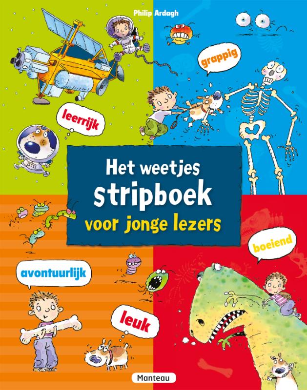 Omslag van Het weetjes stripboek voor jonge lezers