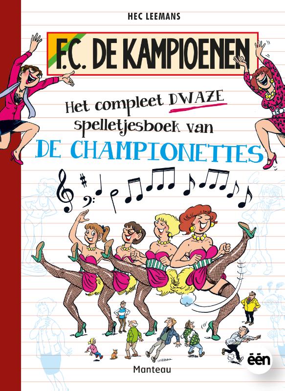 Omslag van Het compleet dwaze spelletjesboek van de Championettes