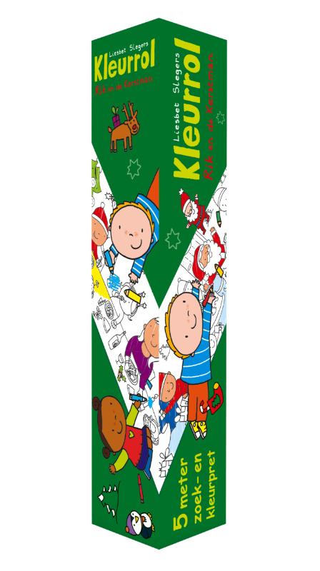 Omslag van Kleurrol Rik en de Kerstman