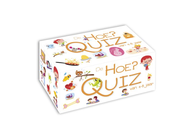 Omslag van Quizbox De Hoe?-Quiz van 4 tot 8 jaar