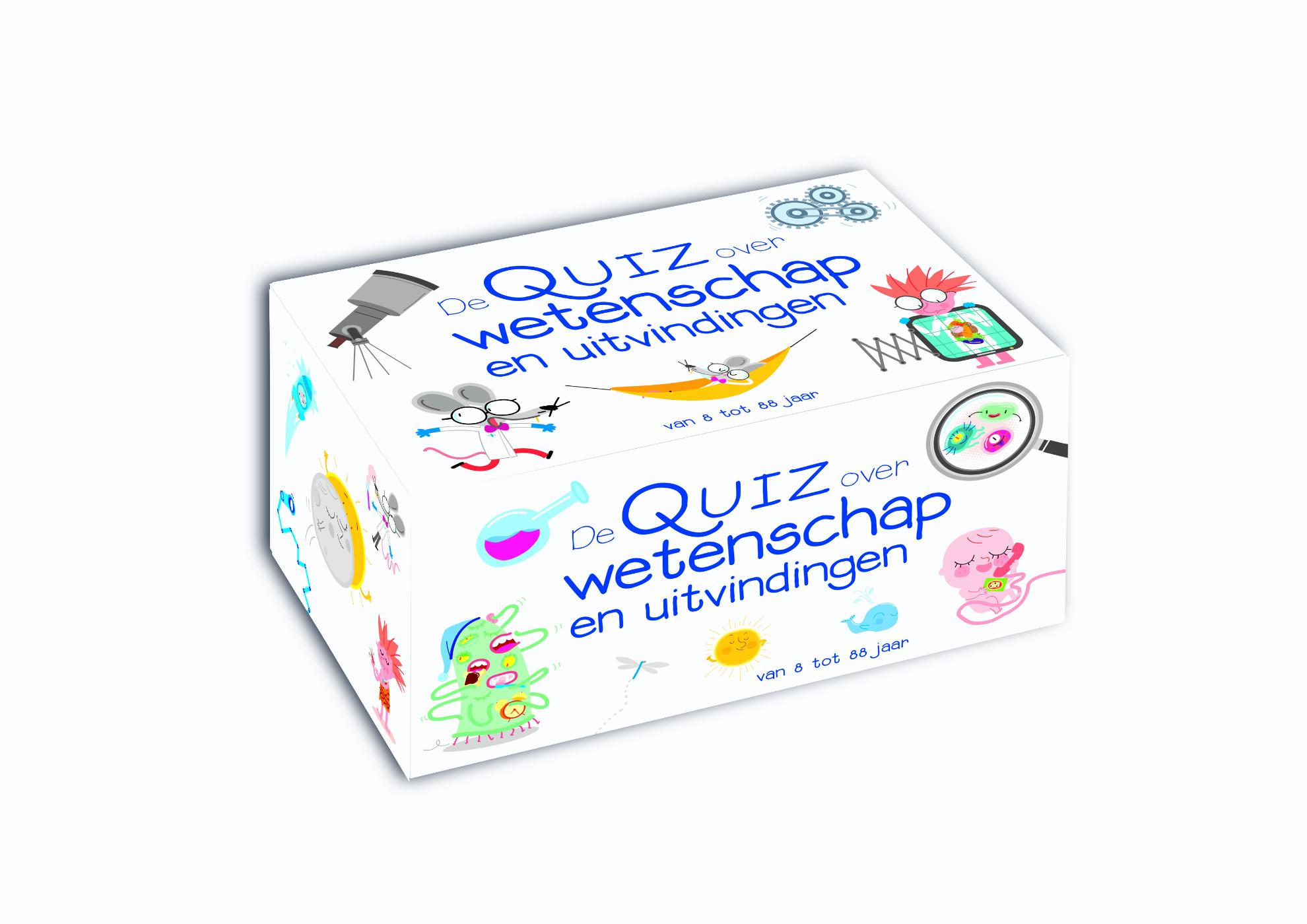 Omslag van De quiz over wetenschap en uitvindingen