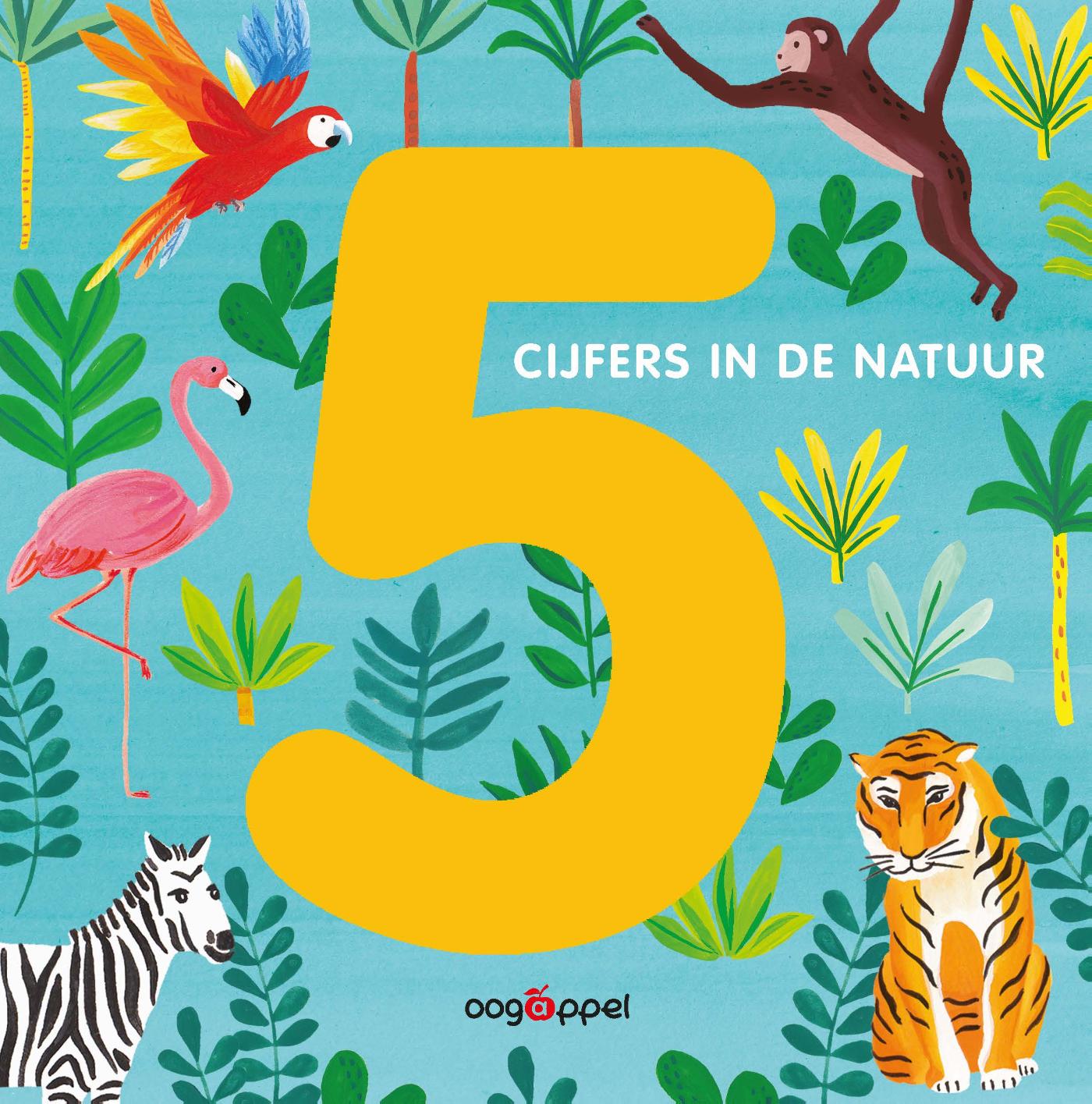 Omslag van 5 cijfers in de natuur