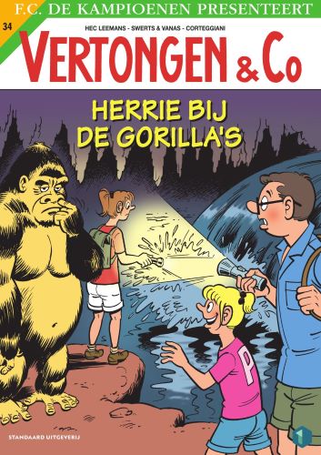 Omslag van Herrie bij de gorilla's
