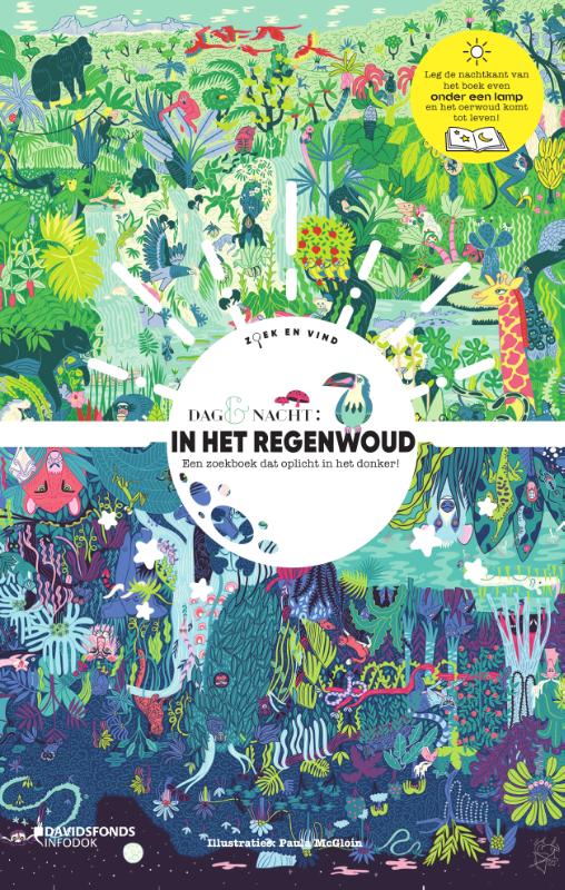 Omslag van Dag & nacht: in het regenwoud