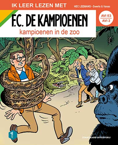 Omslag van F.C. De Kampioenen AVI E3: Kampioenen in de zoo