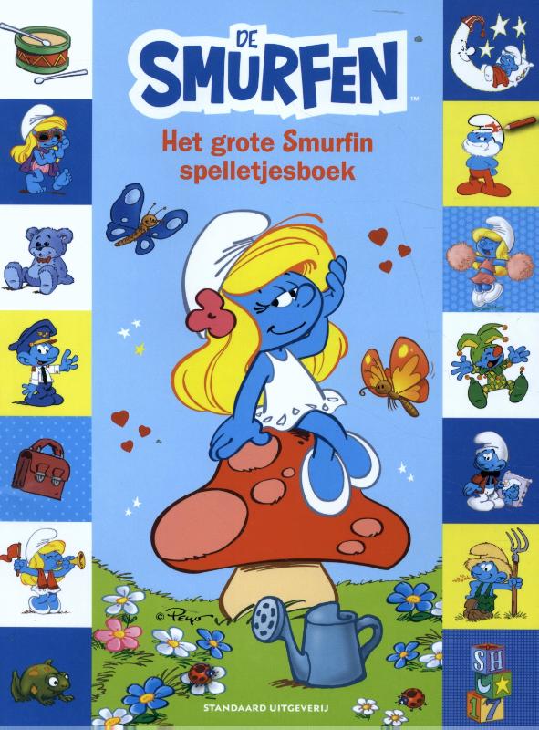 Omslag van Het grote Smurfin spelletjesboek