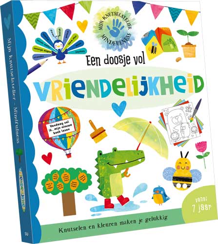 Omslag van Mijn knutselatelier mindfulness - Een doosje vol vriendelijkheid
