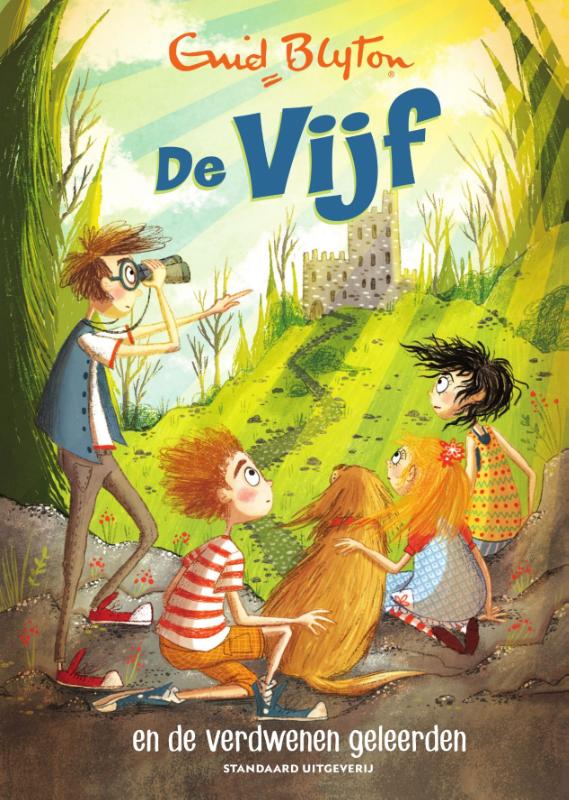 Omslag van De Vijf en de verdwenen geleerden