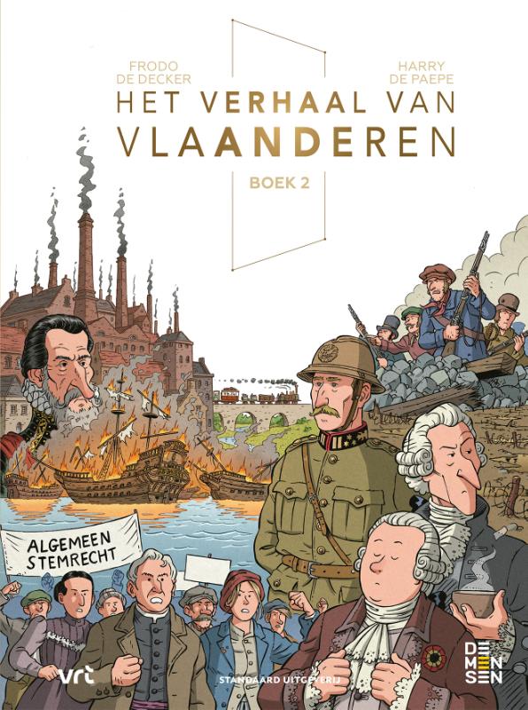 Omslag van Het verhaal van Vlaanderen strip 2