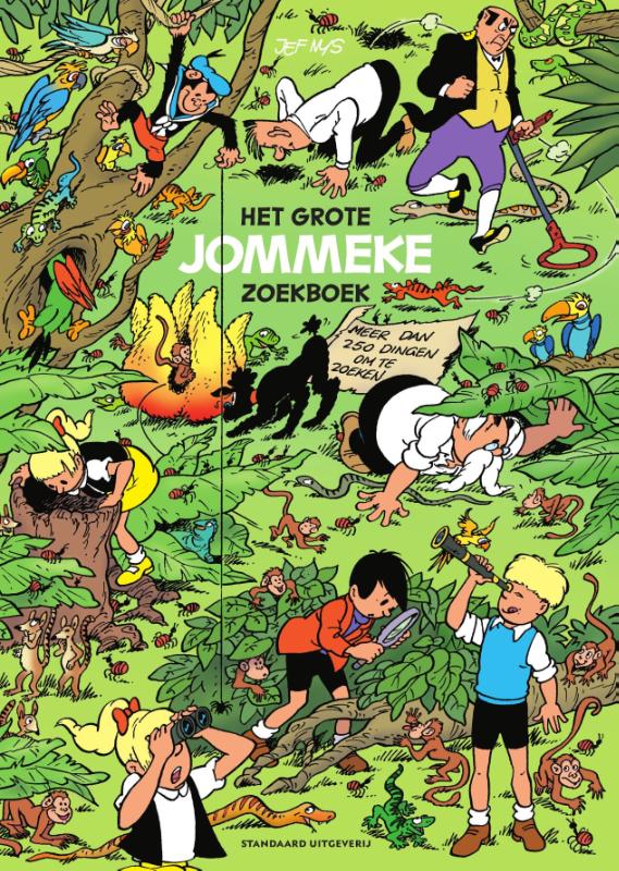 Omslag van Het grote Jommeke Zoekboek
