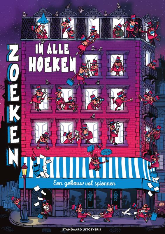 Omslag van Zoeken in alle hoeken - Een gebouw vol spionnen