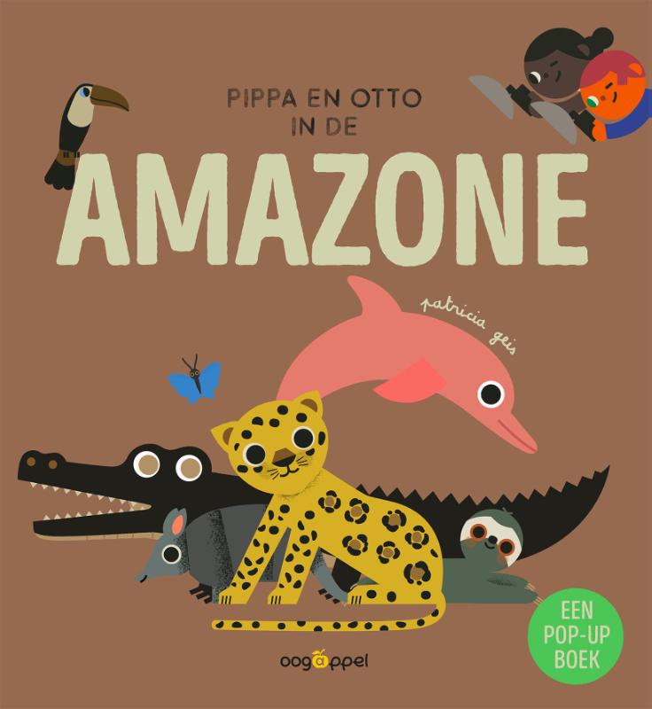 Omslag van Pippa en Otto in de amazone - een pop-upboek