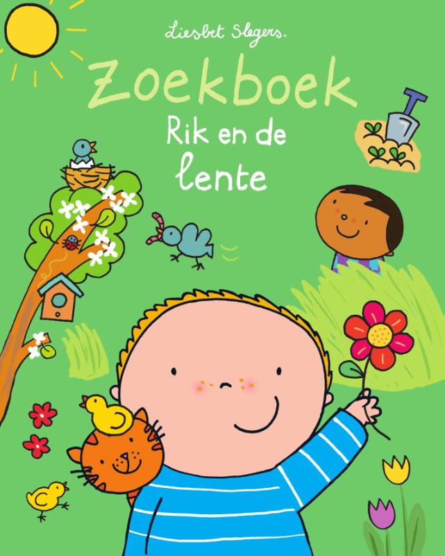 Omslag van Zoekboek Rik en de lente