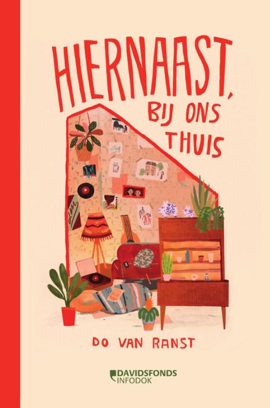 Omslag van Hiernaast, bij ons thuis