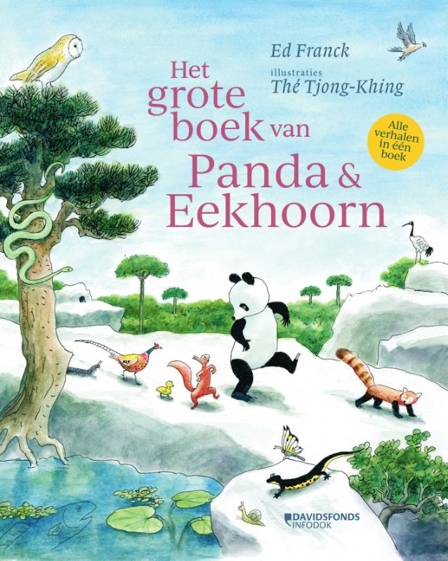 Omslag van Het grote boek van Panda en Eekhoorn