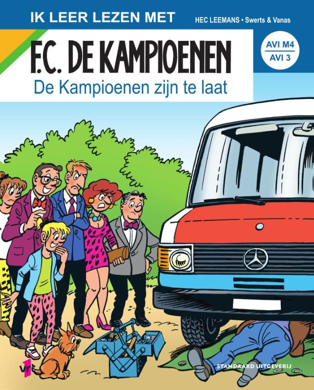 Omslag van De Kampioenen zijn te laat