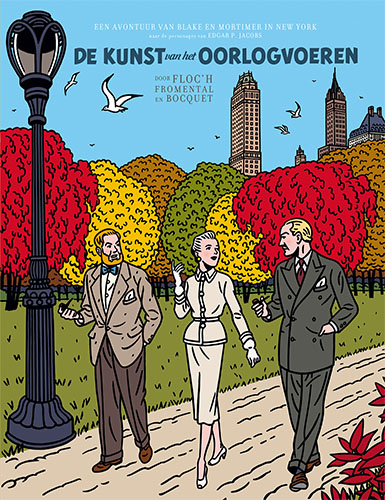 Omslag van Blake en Mortimer door Floc'h - De kunst van het oorlogvoeren