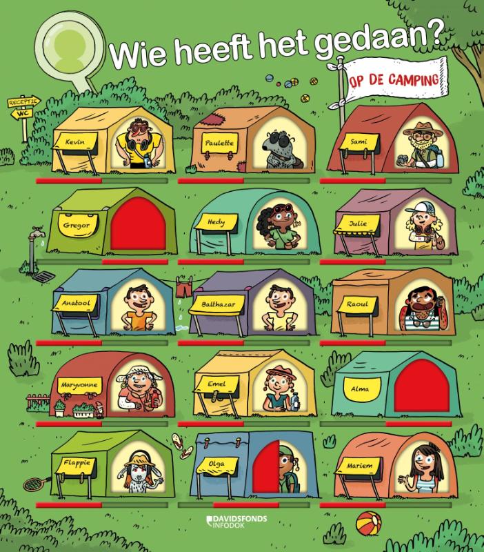 Omslag van Wie heeft het gedaan? Op de camping
