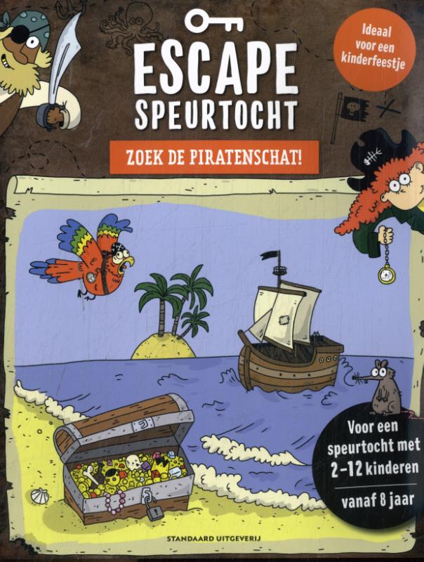Omslag van Escape-speurtocht: Zoek de piratenschat!