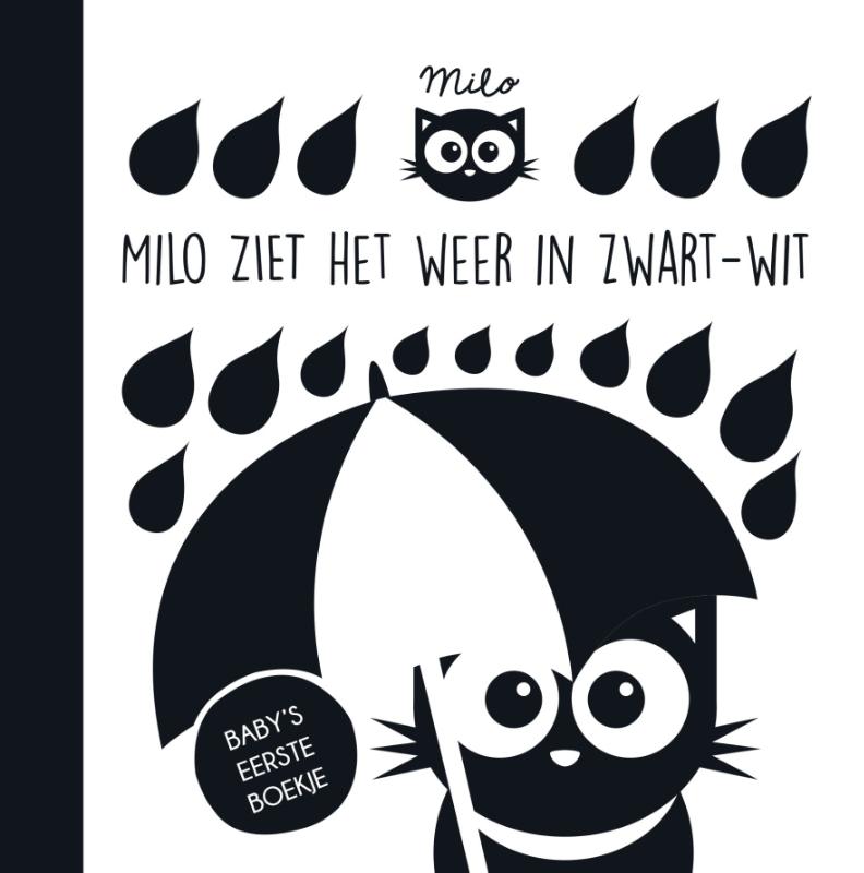Omslag van Milo ziet het weer in zwart-wit