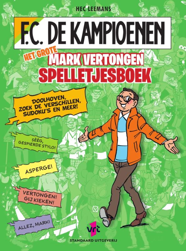 Omslag van Het grote Mark Vertongen spelletjesboek