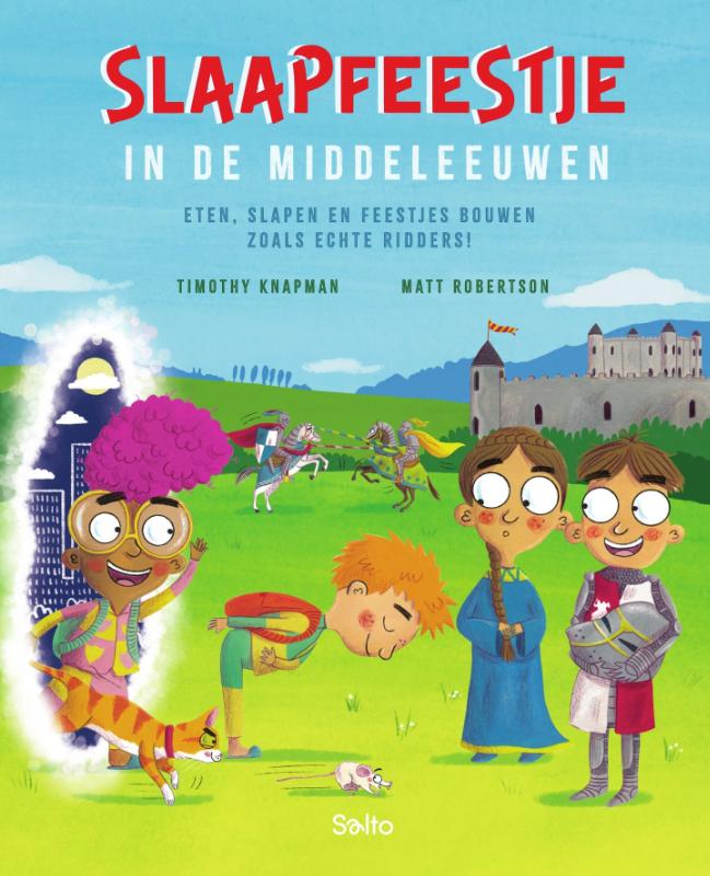 Omslag van Slaapfeestje in de middeleeuwen