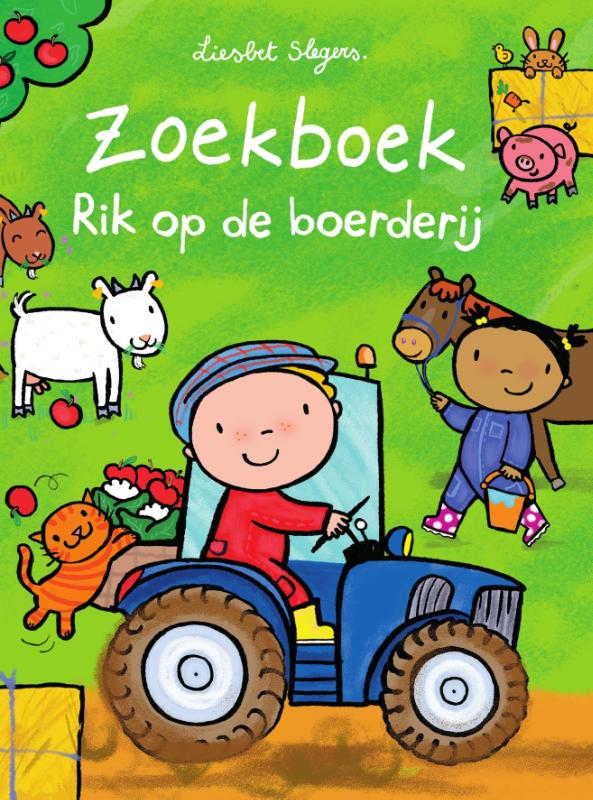 Omslag van Zoekboek Rik op de boerderij