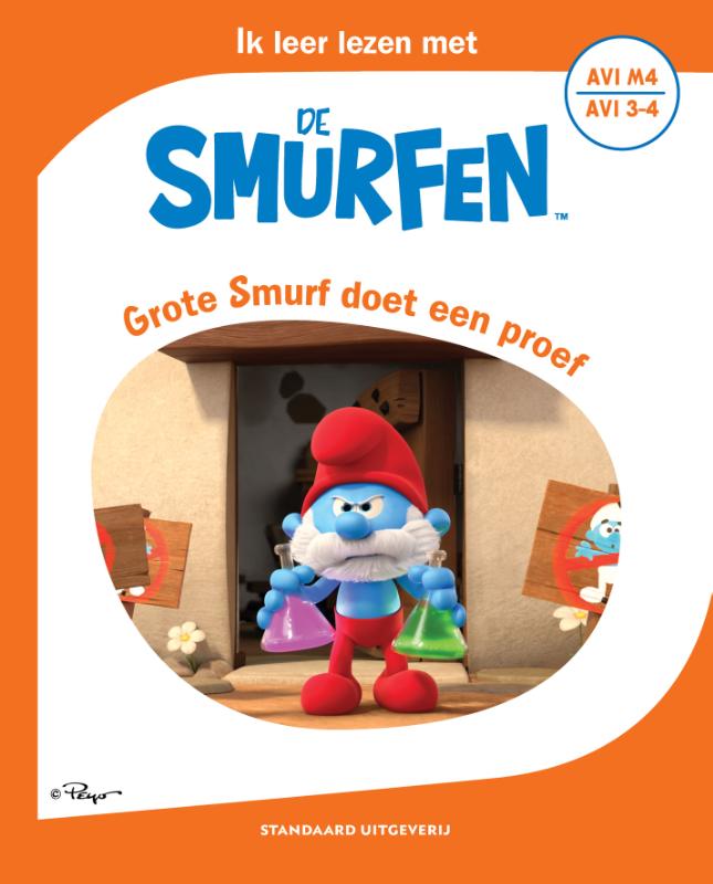 Omslag van Grote Smurf doet een proef