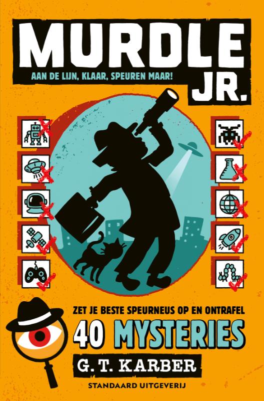 Omslag van Murdle Jr Puzzelboek 2: Aan de lijn, klaar, speuren maar!