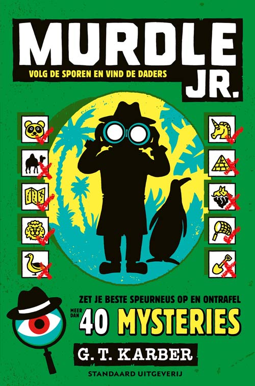 Omslag van Murdle Jr Puzzelboek 3 Volg de sporen en vind de daders
