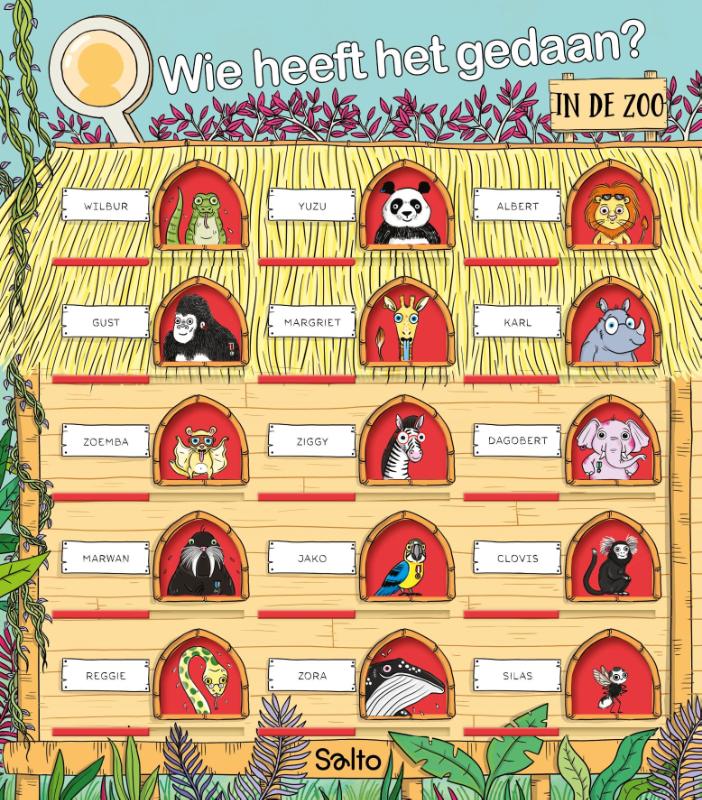Omslag van Wie heeft het gedaan? In de zoo