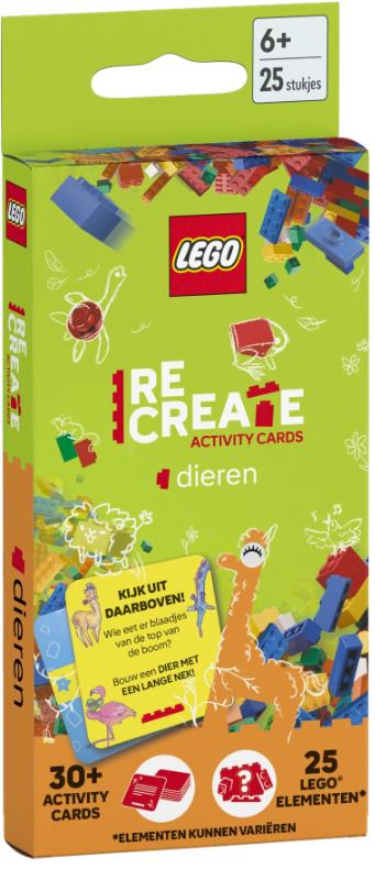 Omslag van Lego ReCreate Activity Cards: Dieren