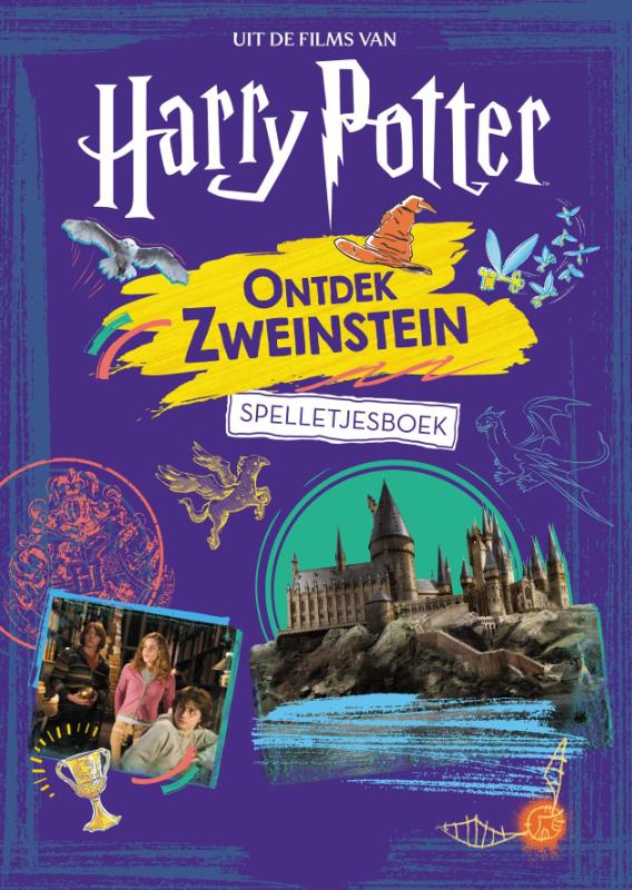Omslag van Harry Potter Spelletjesboek. Ontdek Zweinstein