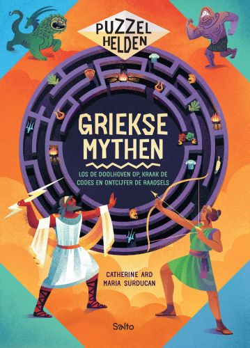 Omslag van Puzzelhelden: Griekse Mythen