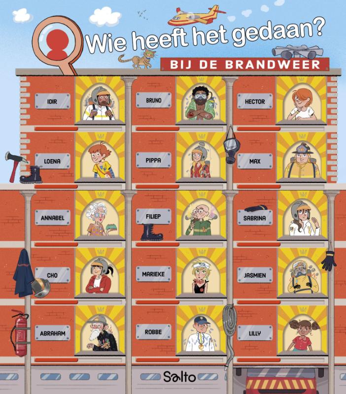Omslag van Wie heeft het gedaan? Bij de brandweer