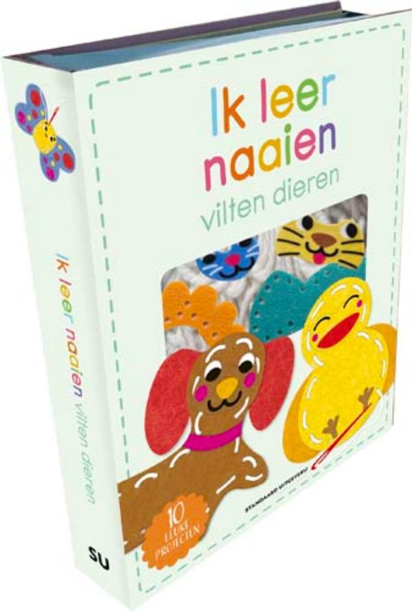 Omslag van Ik leer naaien: vilten dieren