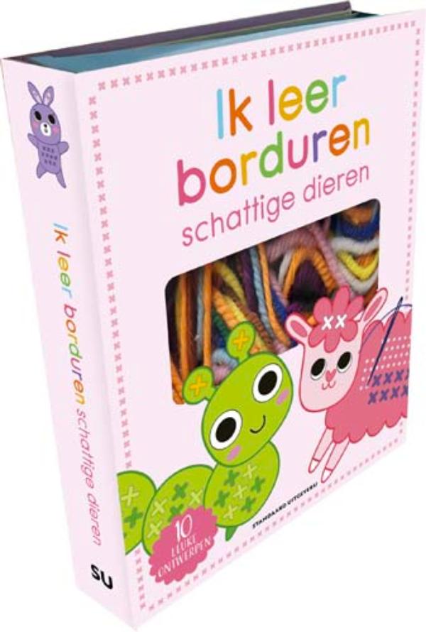 Omslag van Ik leer borduren: schattige dieren