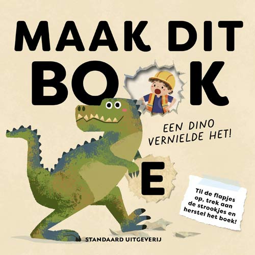 Omslag van Maak dit boek - Een dino vernielde het