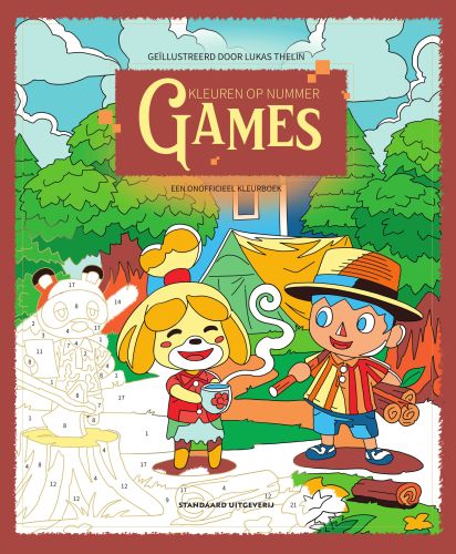 Omslag van Kleuren op nummer - games