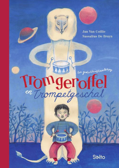 Omslag van Tromgeroffel en trompetgeschal - een gedichtenbloemlezing