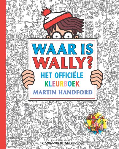 Omslag van Waar is Wally? Het officiële kleurboek