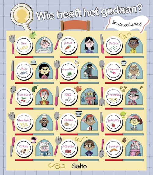 Omslag van Wie heeft het gedaan? In de eetzaal