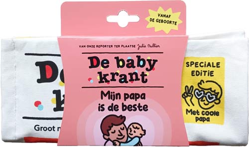 Omslag van De babykrant: Mijn papa is de beste