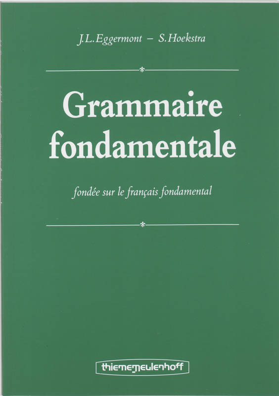 Omslag van Grammaire fondamentale