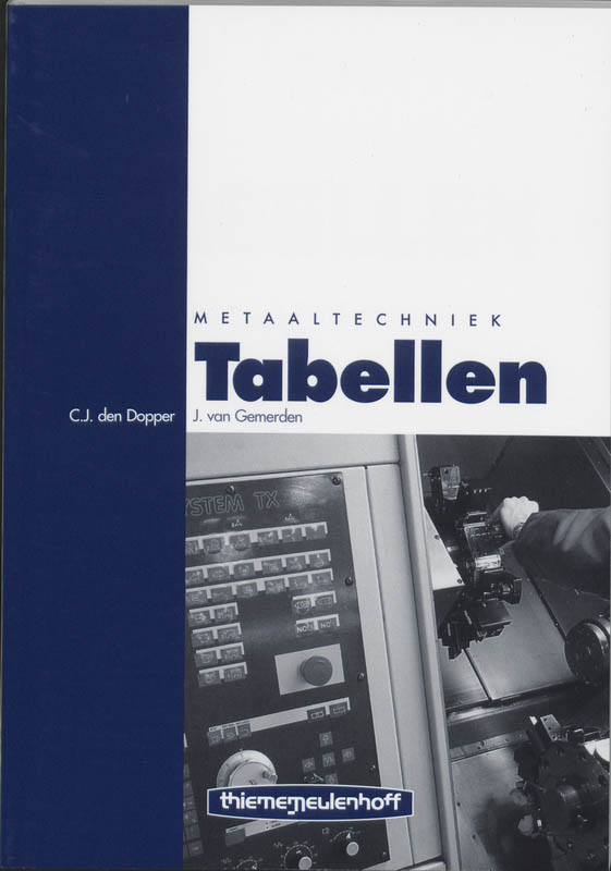 Omslag van Tabellen metaaltechniek