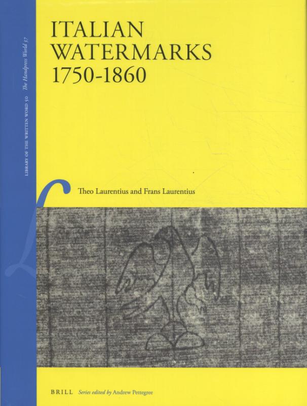 Omslag van Italian Watermarks 1750-1860