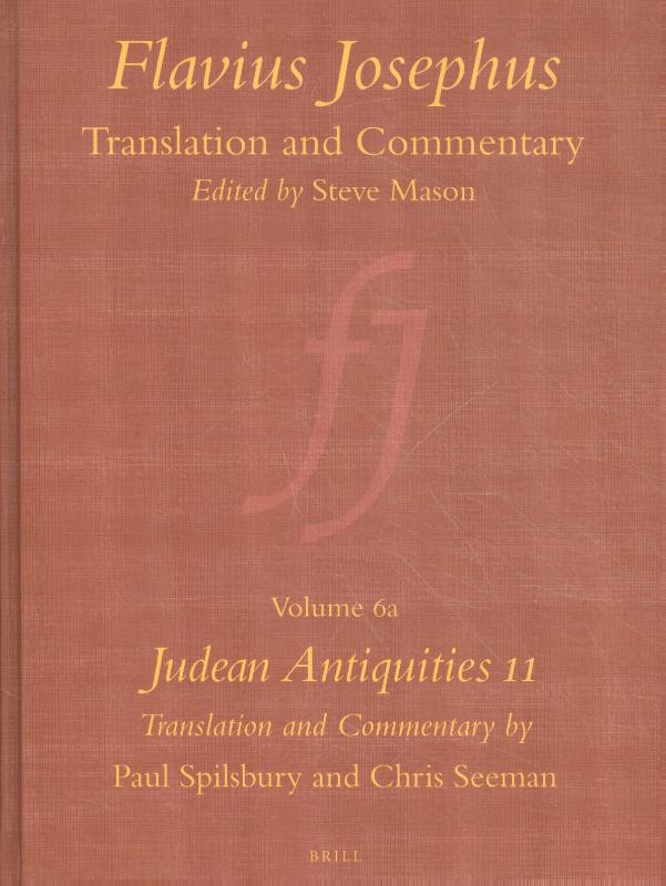 Omslag van Flavius Josephus: Translation and Commentary, Volume 6a: Judean Antiquities 11