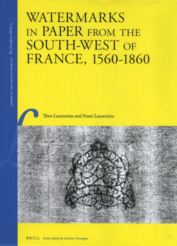 Omslag van Watermarks in Paper from the South-West of France, 1560-1860