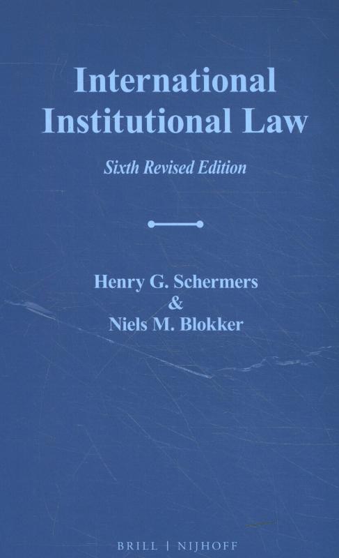 Omslag van International Institutional Law